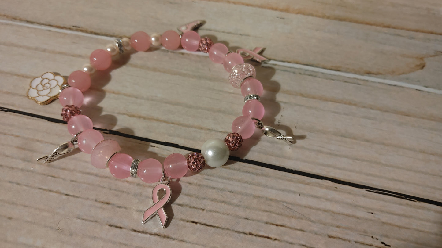 Breast Cancer Awareness bracelet, 1 pc