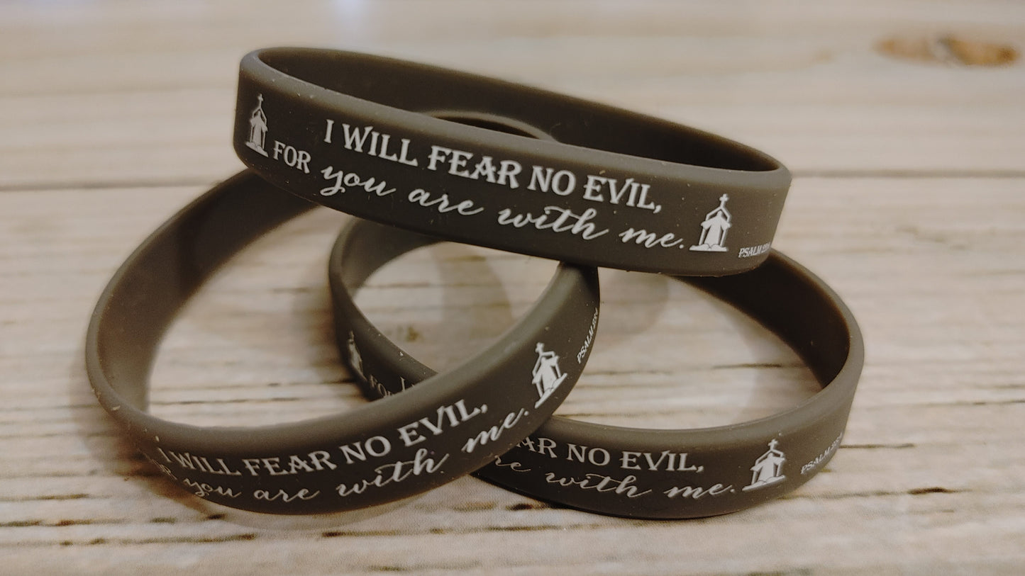 Inspirational silicone wristbands
