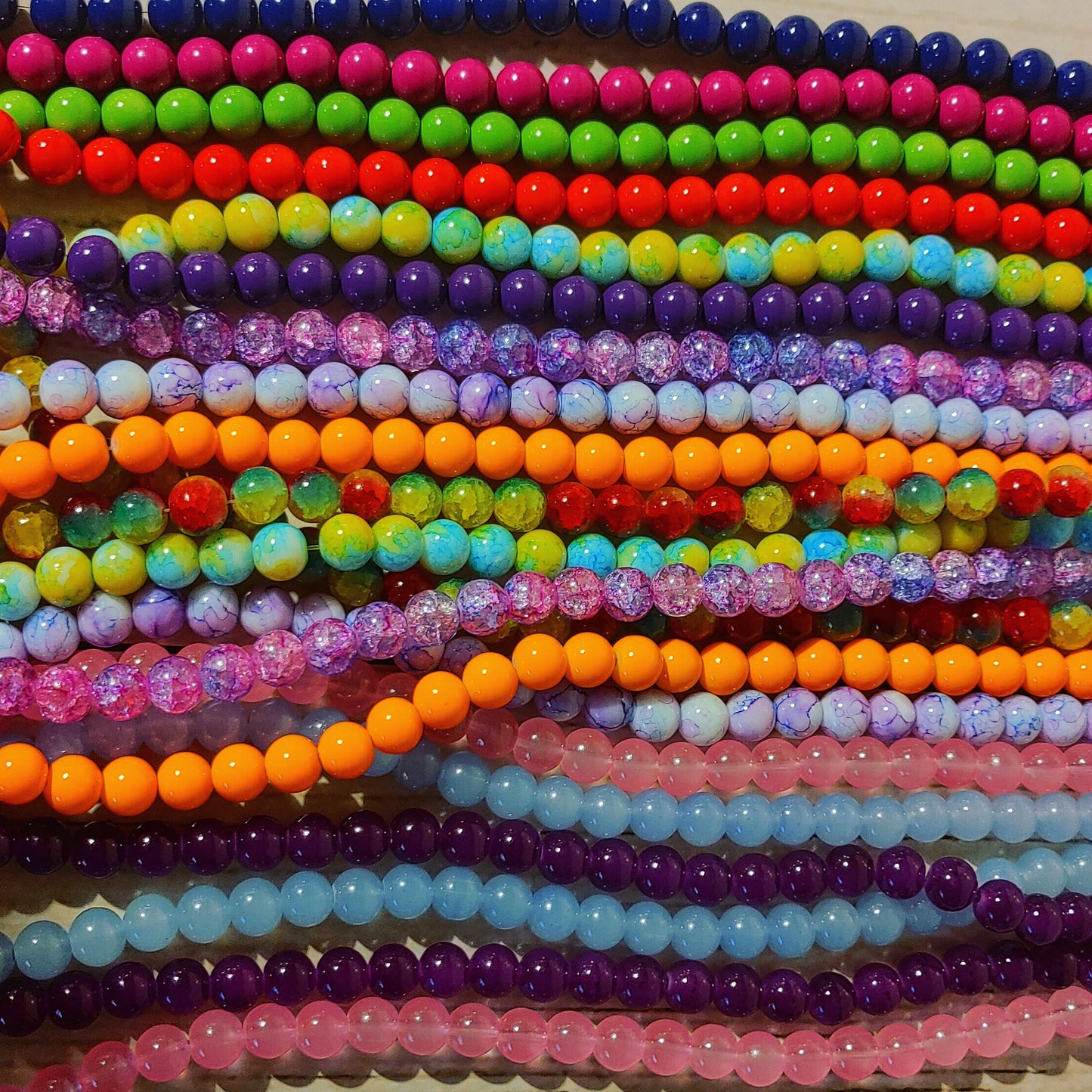 Pre-made bracelets (10 pcs), no charms