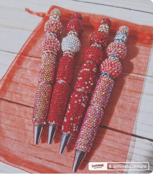 Red Diamond Bling Ink Pen, 1 pc