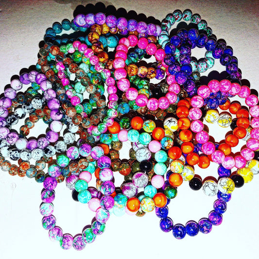 Pre-made bracelets, 20 pcs, no charms