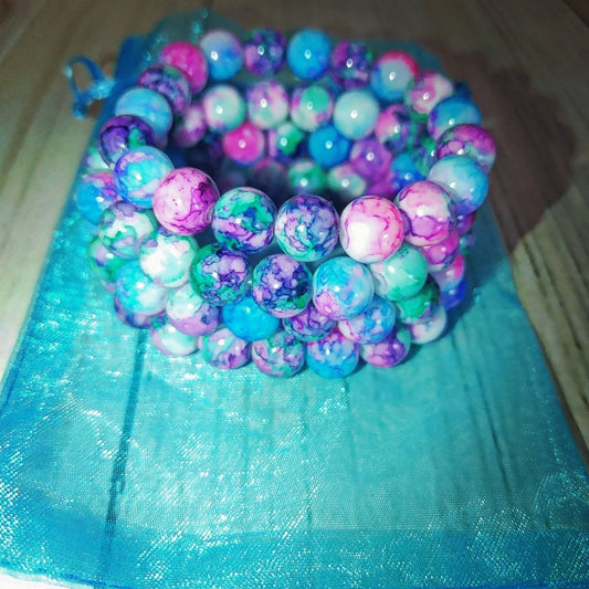 Bubble gum bracelet set, 1 pc