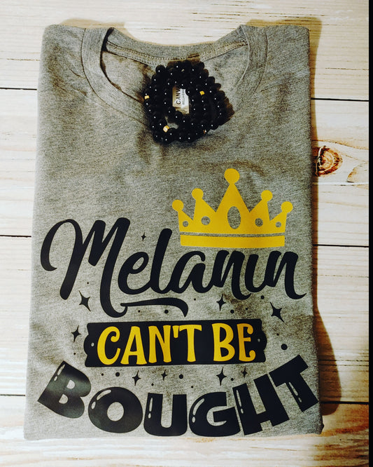 Melanin Can't Be Bought tee